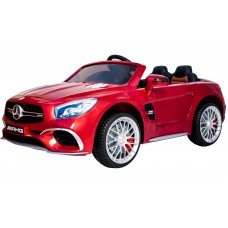 New 12V Mercedes AMG SL65 Ride on Power Electric Car For Kids Wheel with MP4 Touch Screen Remote Control MP3 LED lights Opening doors - Red   